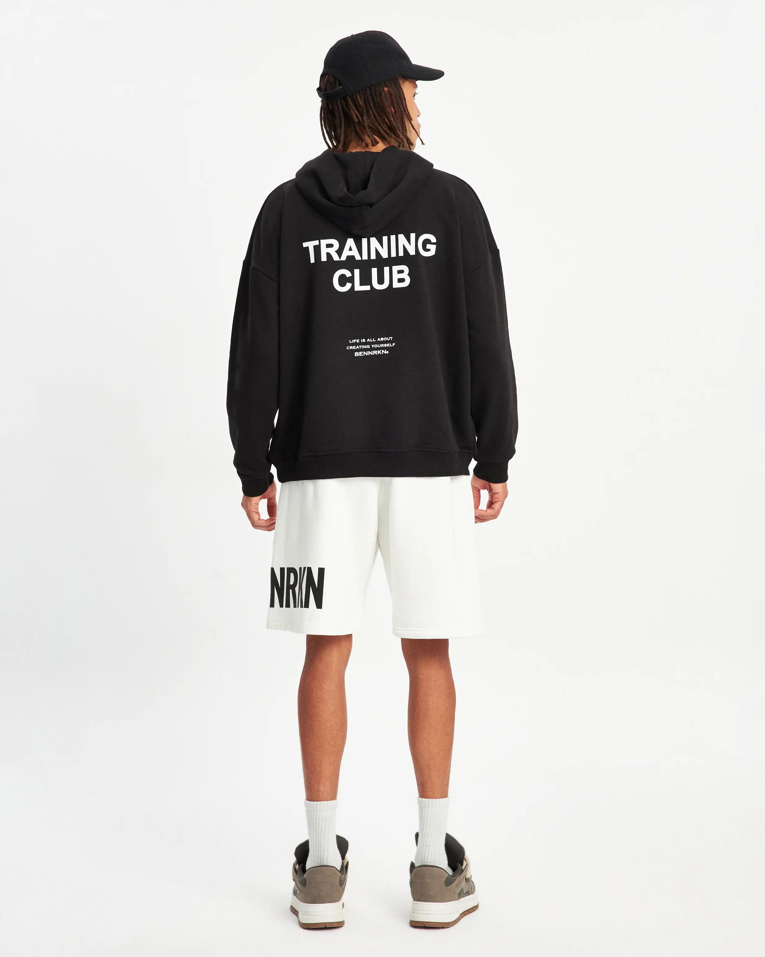 OVERSIZED TRAINING CLUB HOODIE - BLACK