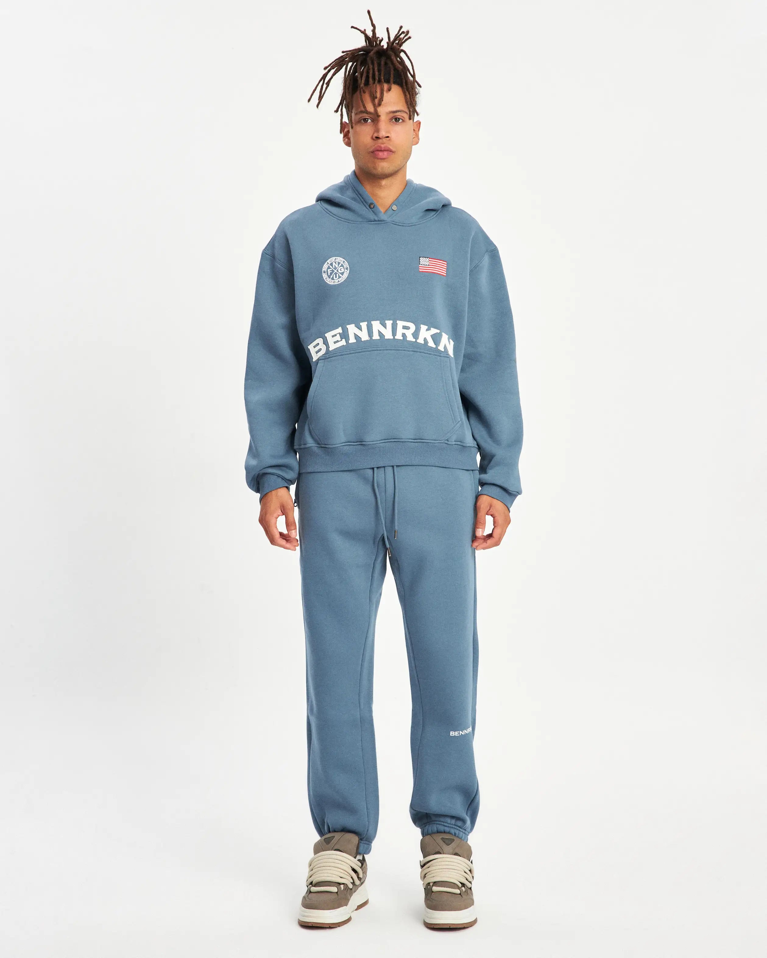 HALL OF FAME HOODIE - BLUE MIRAGE