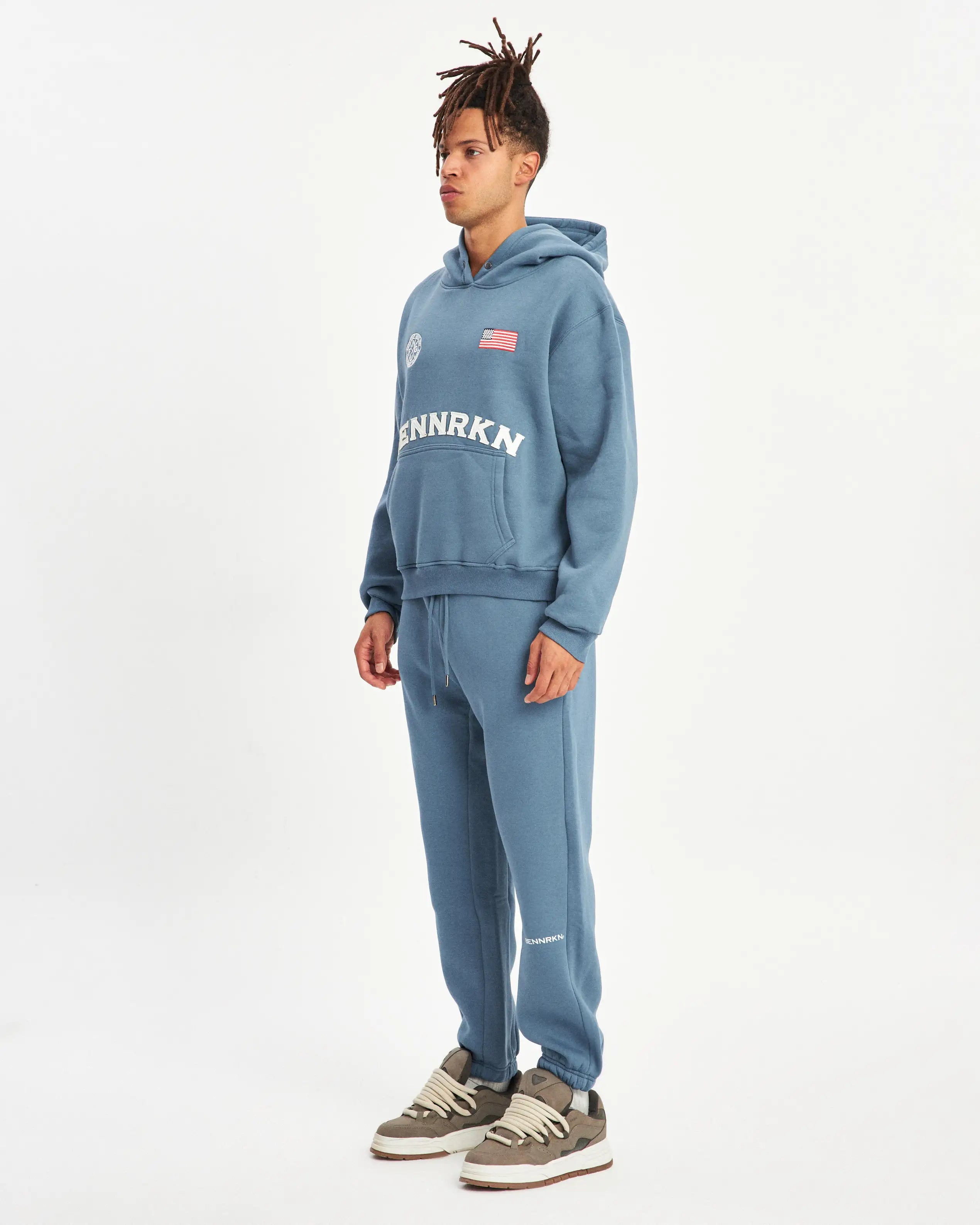 HALL OF FAME HOODIE - BLUE MIRAGE