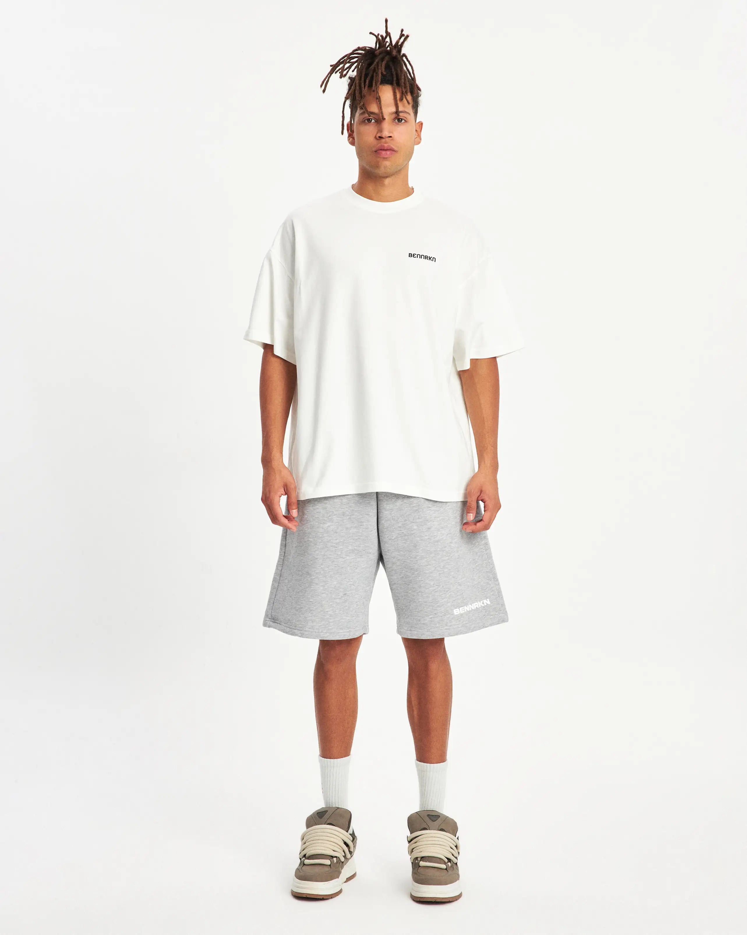 OVERSIZED ARCHED T-SHIRT - OFF WHITE