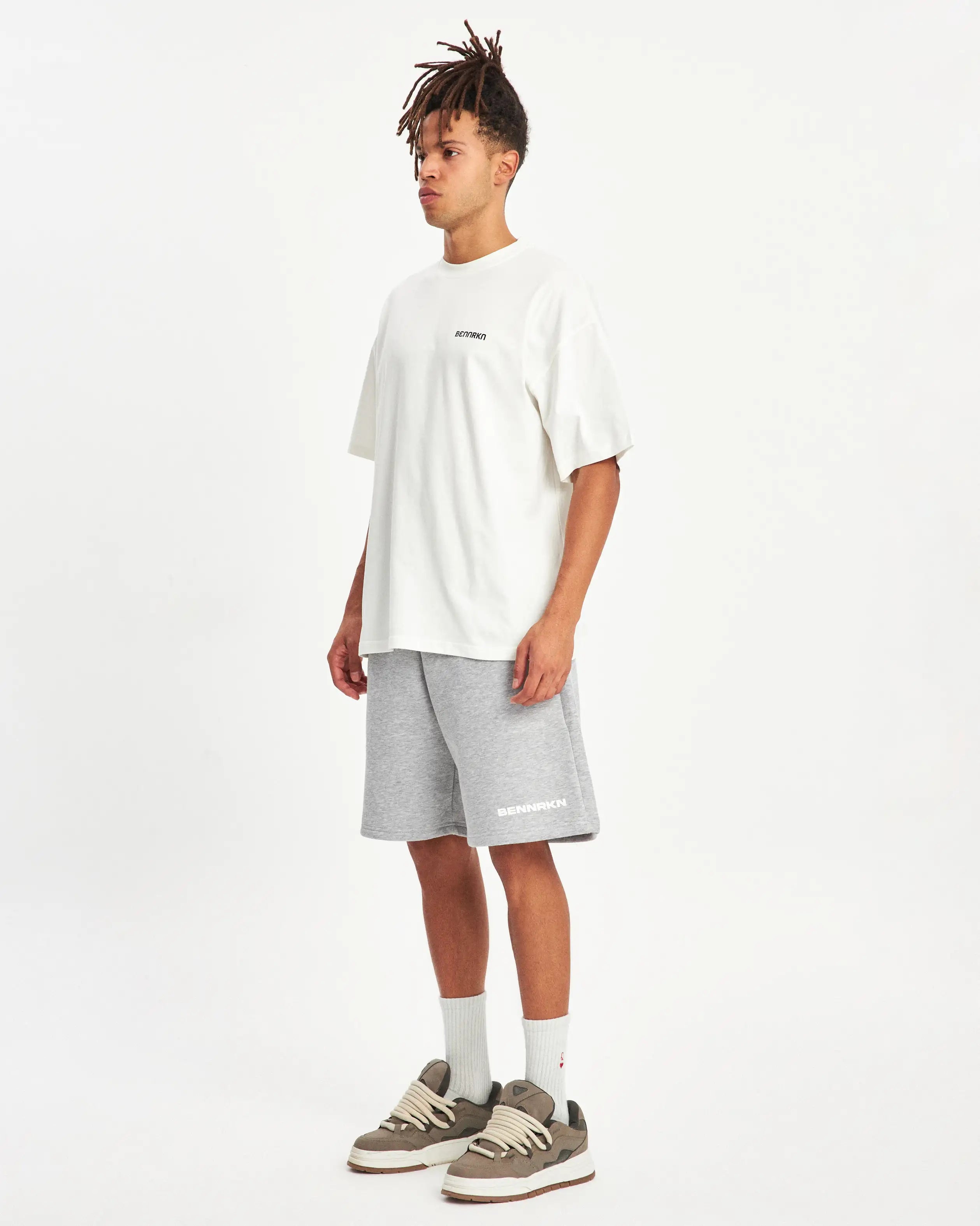 OVERSIZED ARCHED T-SHIRT - OFF WHITE