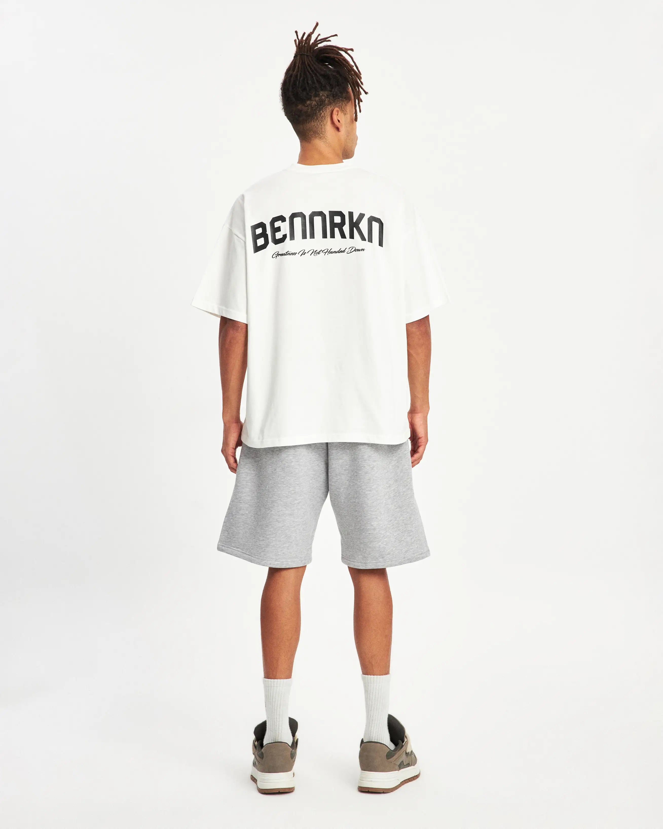 OVERSIZED ARCHED T-SHIRT - OFF WHITE