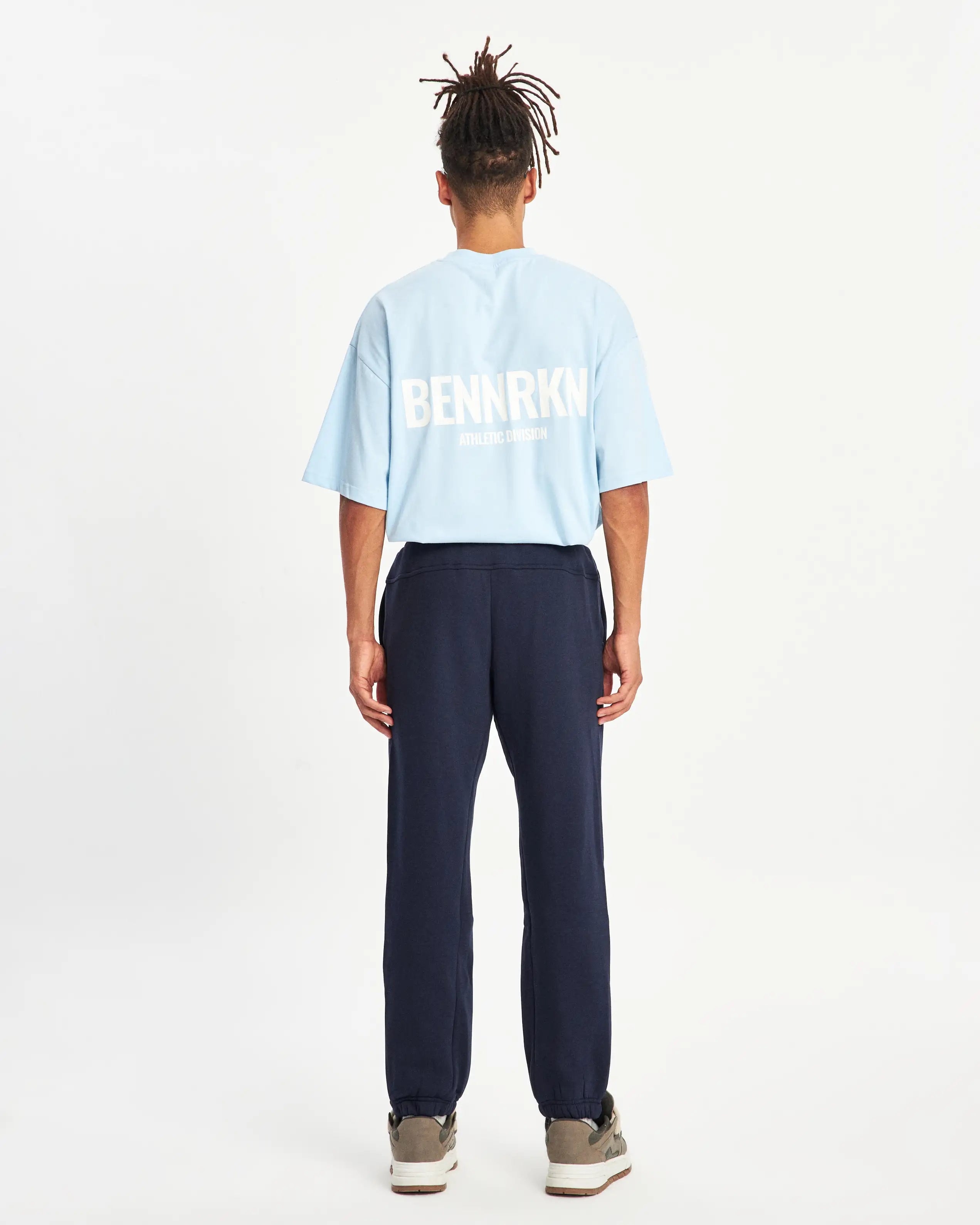 CUFFED SWEATPANT- NAVY