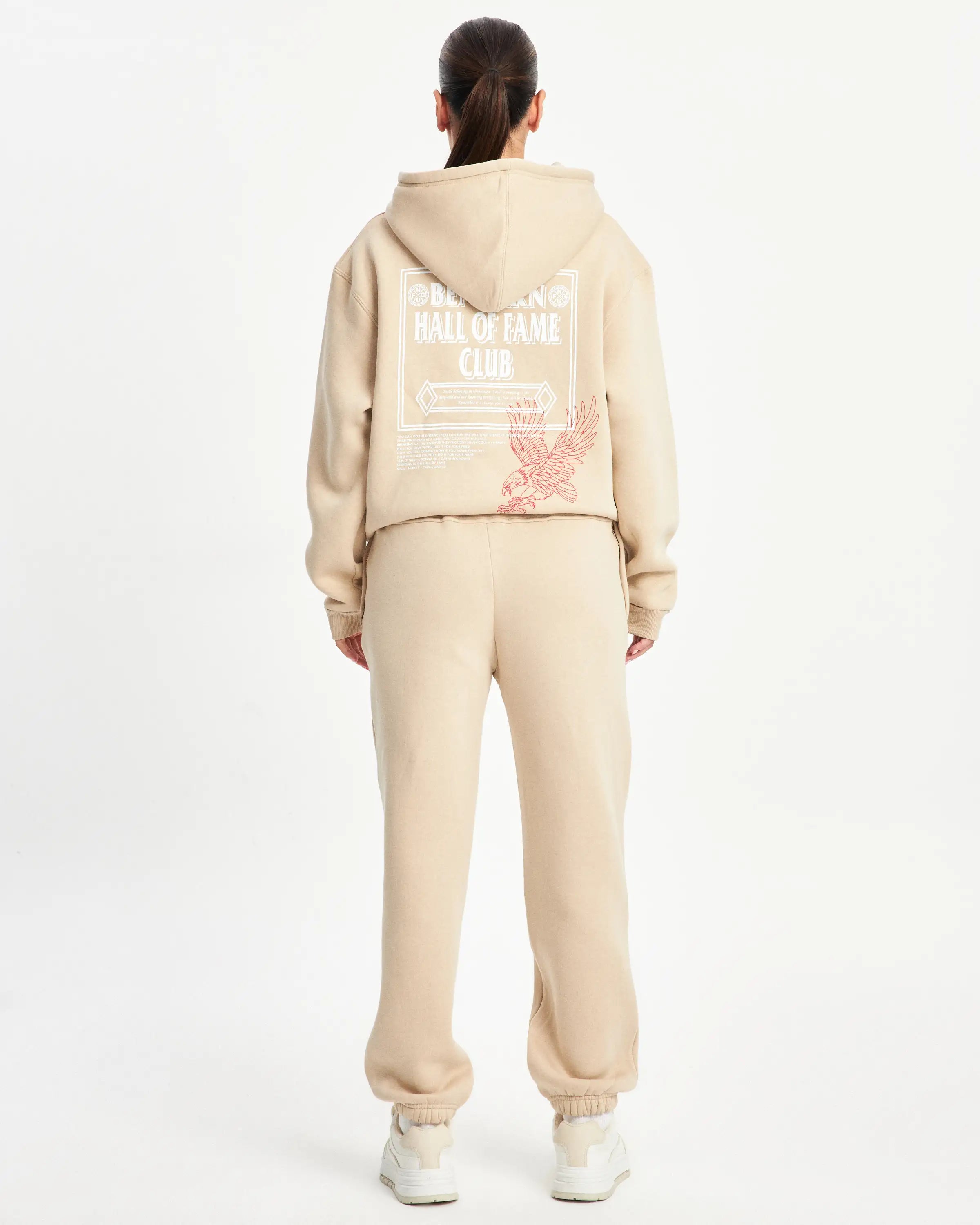 CUFFED SWEATPANT- BEIGE