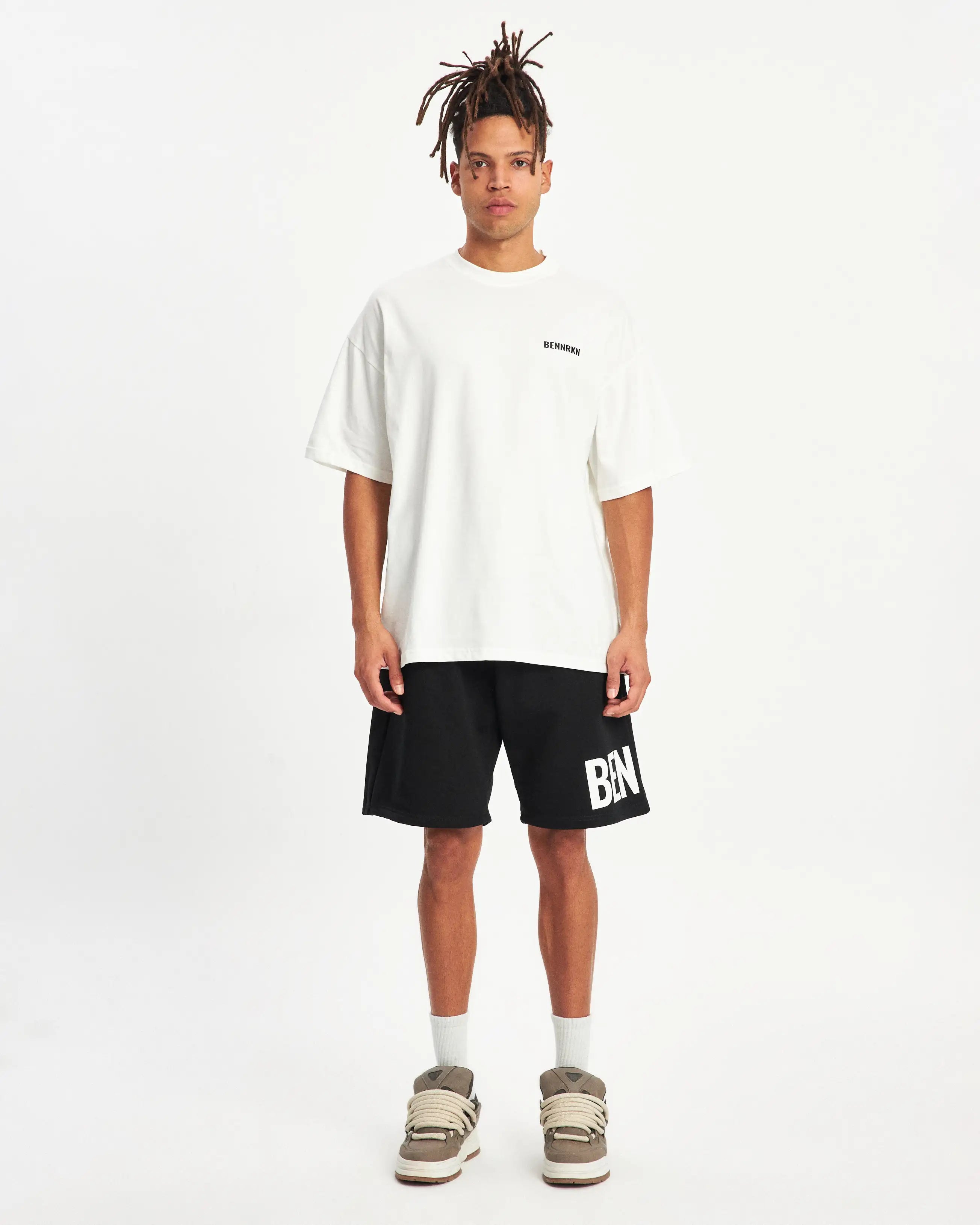 OVERSIZED ATHLETIC T-SHIRT  - OFF WHITE