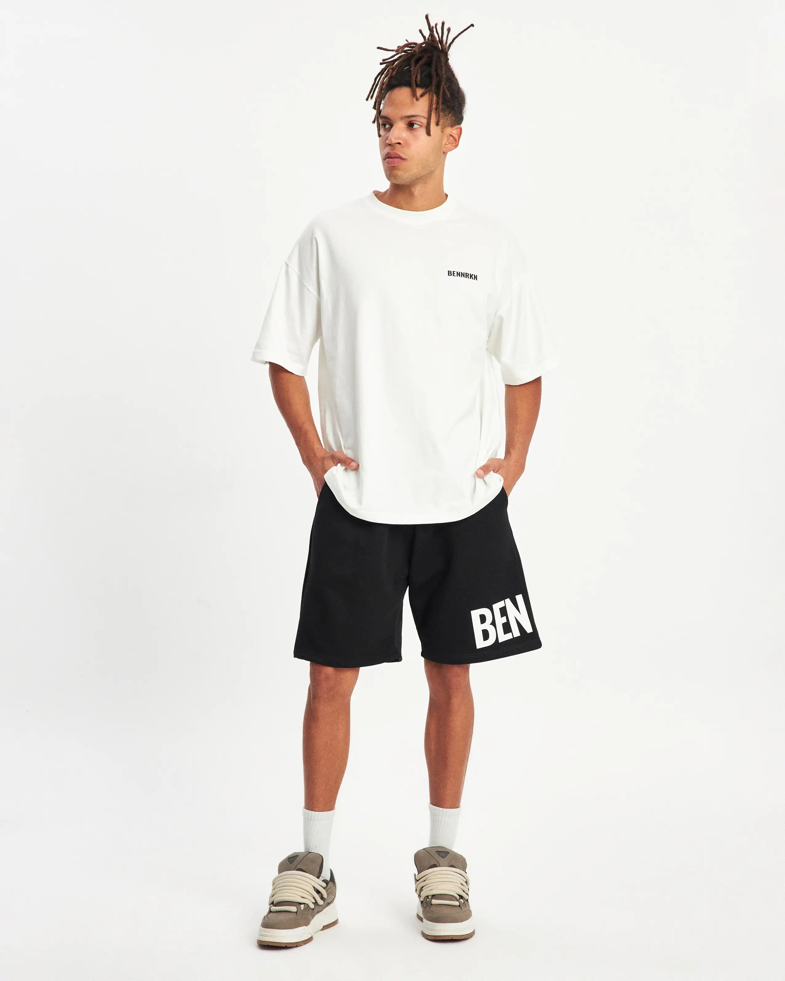 OVERSIZED ATHLETIC T-SHIRT  - OFF WHITE