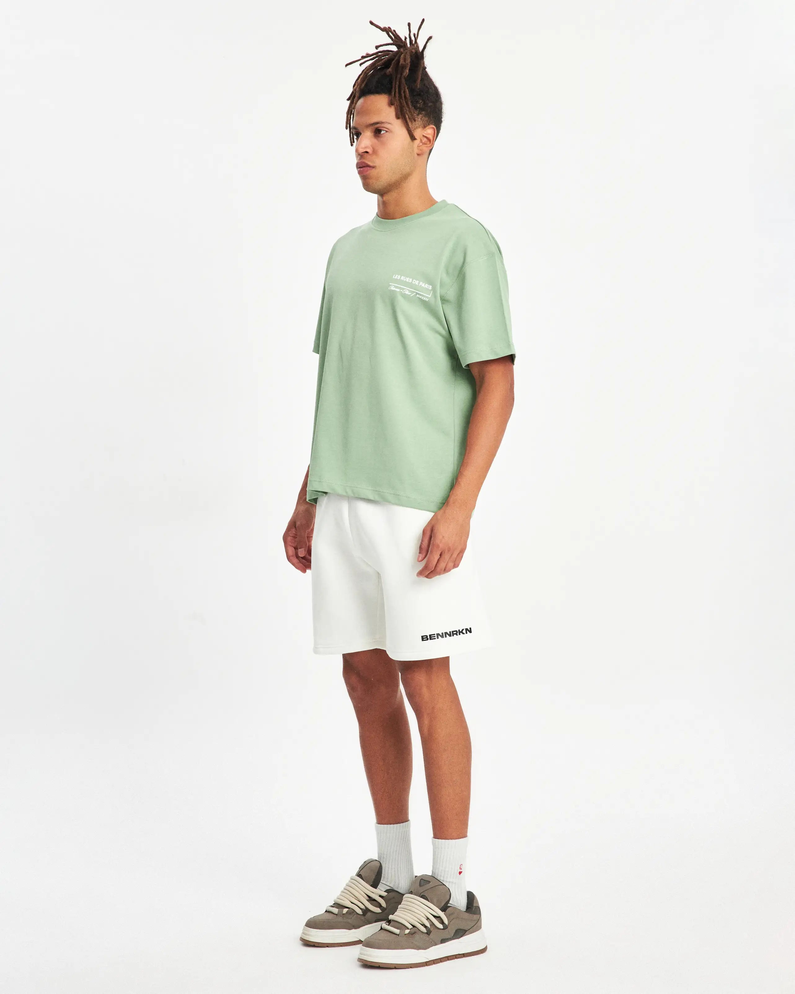 LES RUES THE PARIS T-SHIRT  -  SAGE GREEN