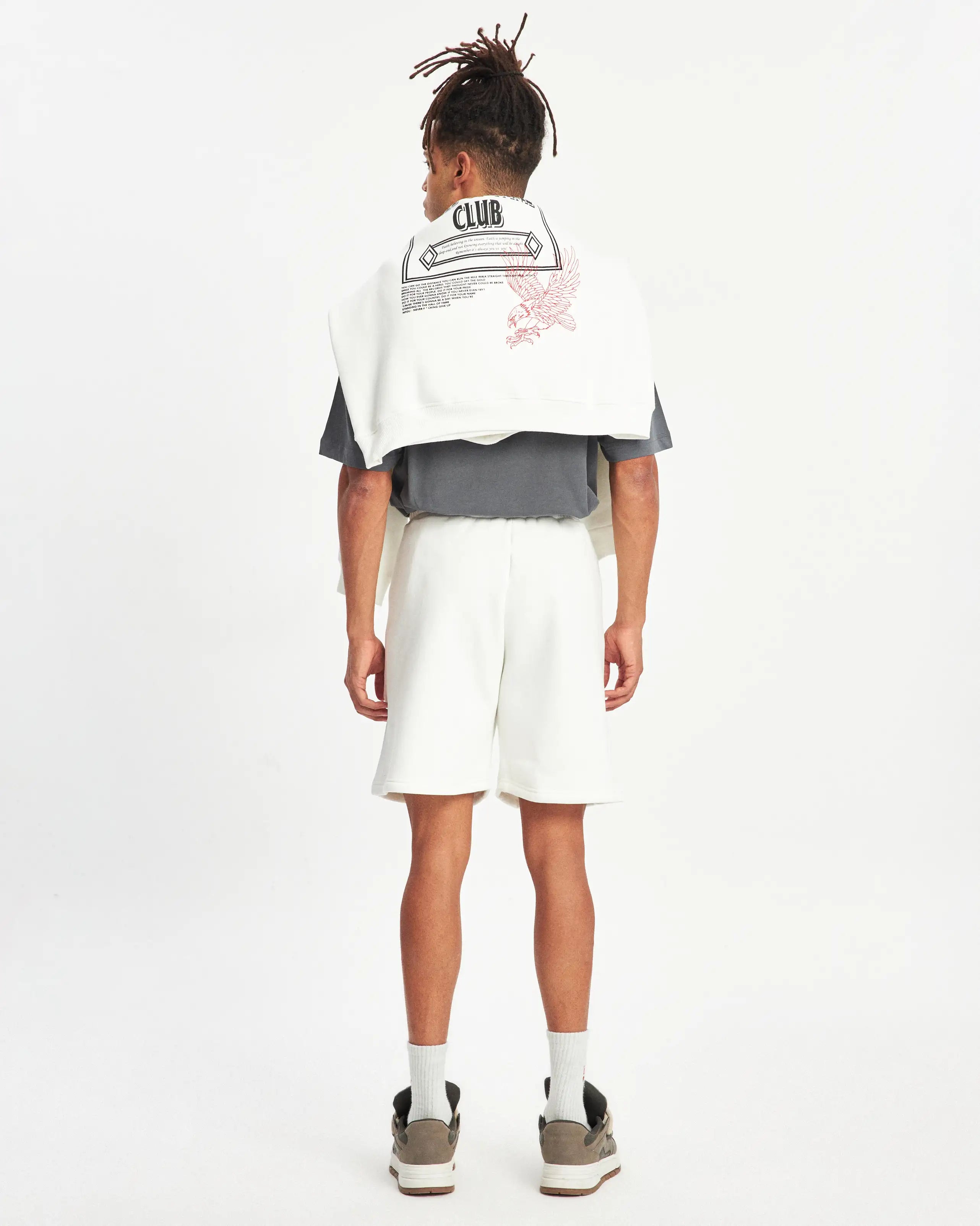 INITIAL BENNRKN SHORT - OFF WHITE