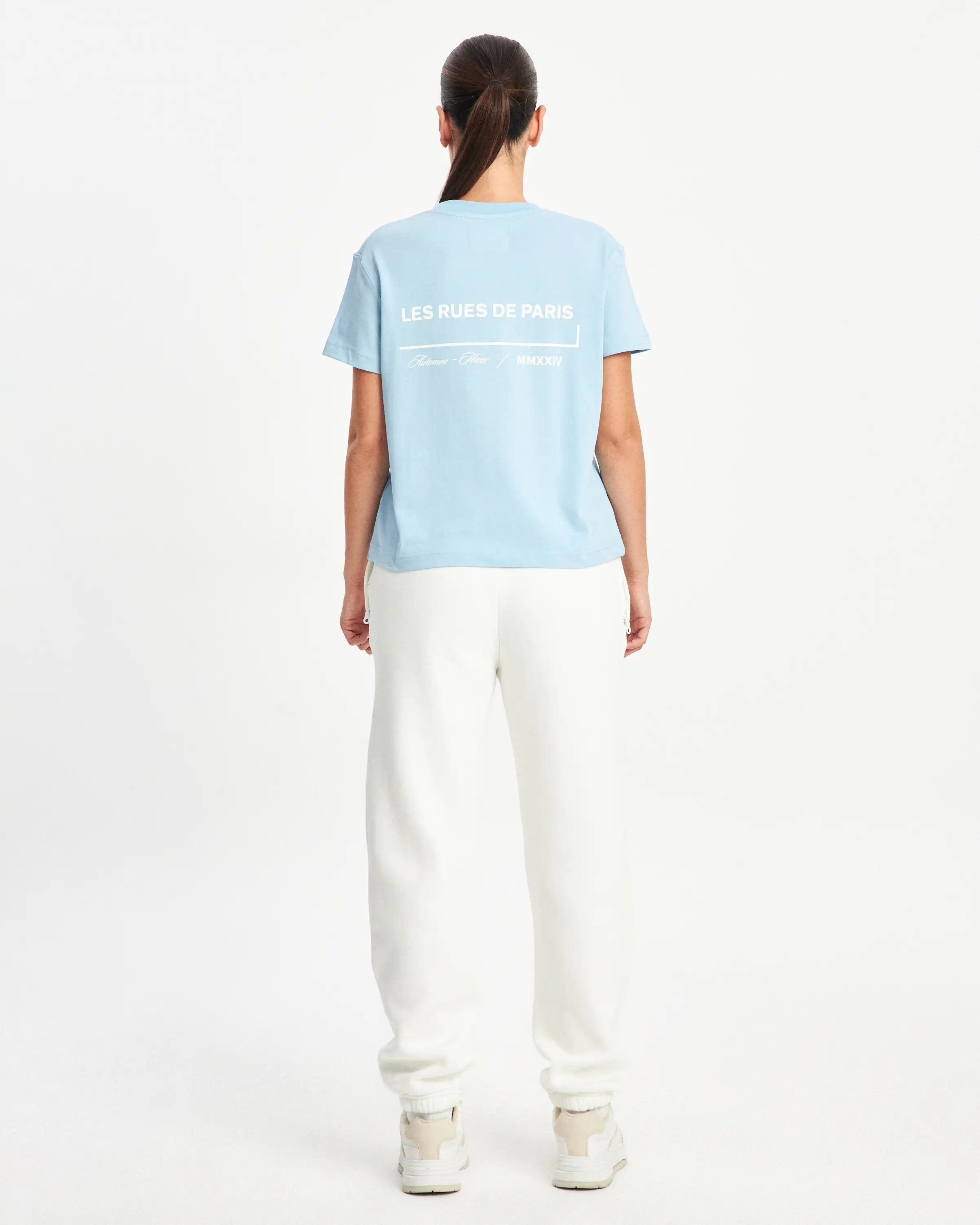 LES RUES DE PARIS T-SHIRT - BABY BLUE