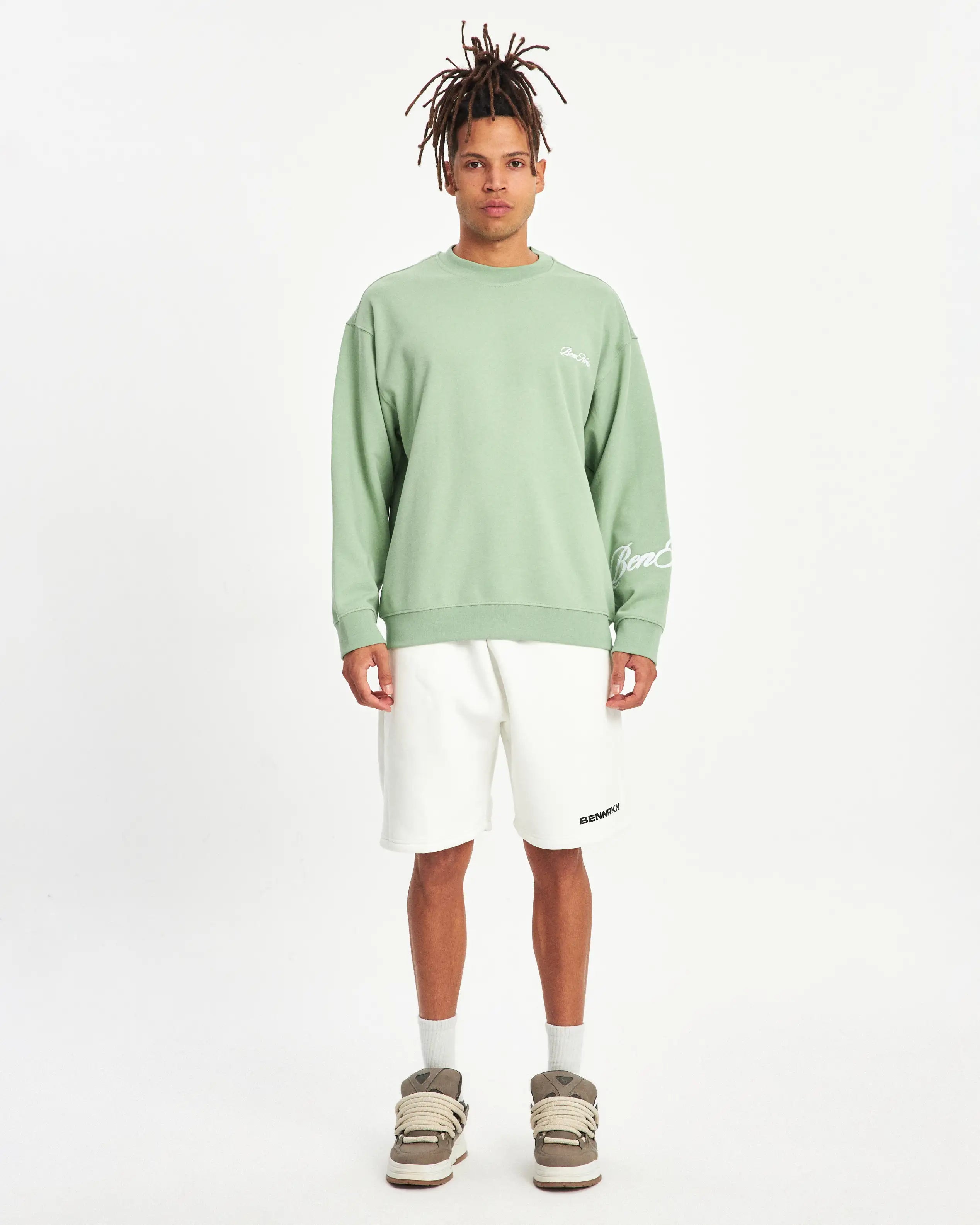 HANDWRITTEN SWEATSHIRT - SAGE GREEN