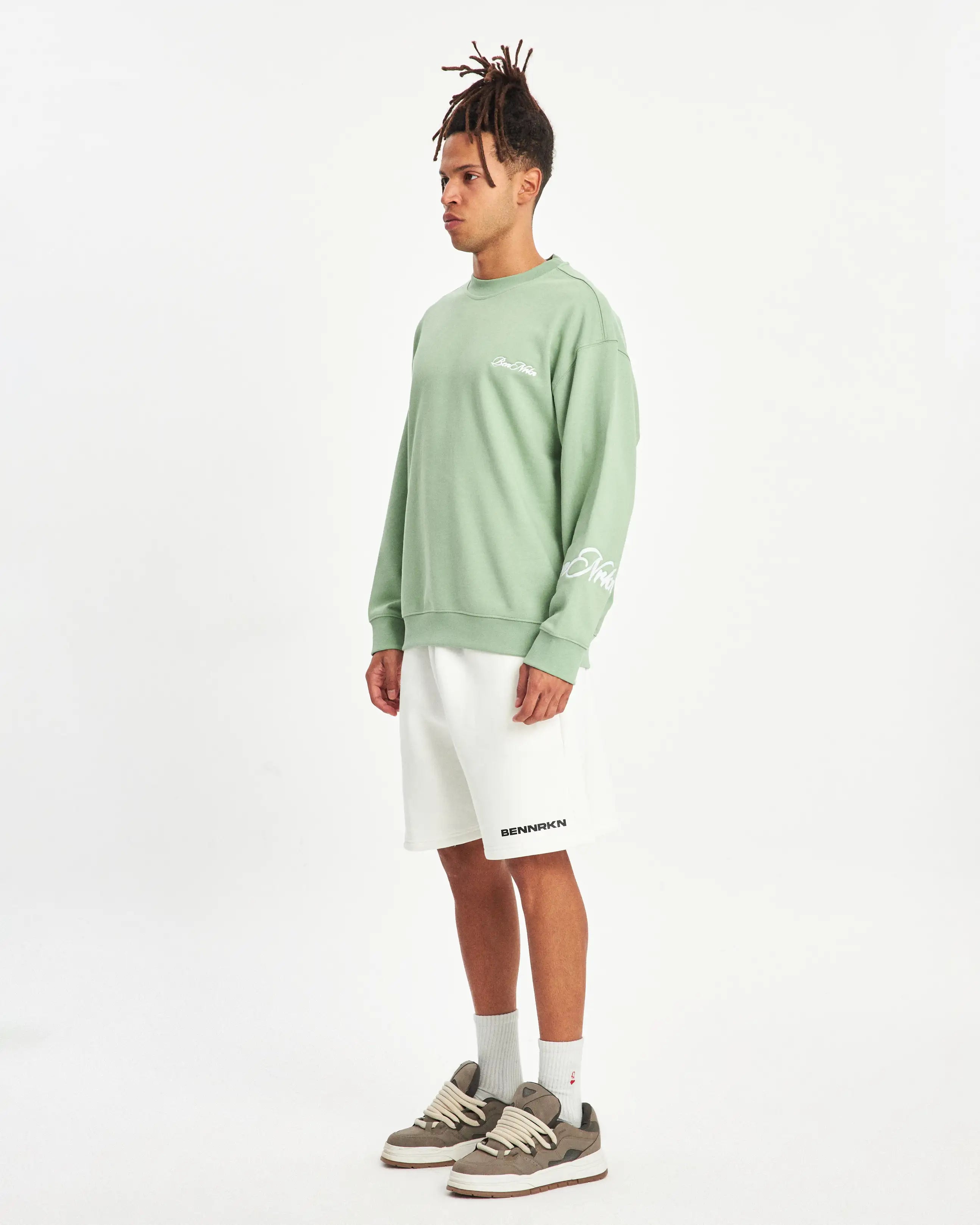 HANDWRITTEN SWEATSHIRT - SAGE GREEN