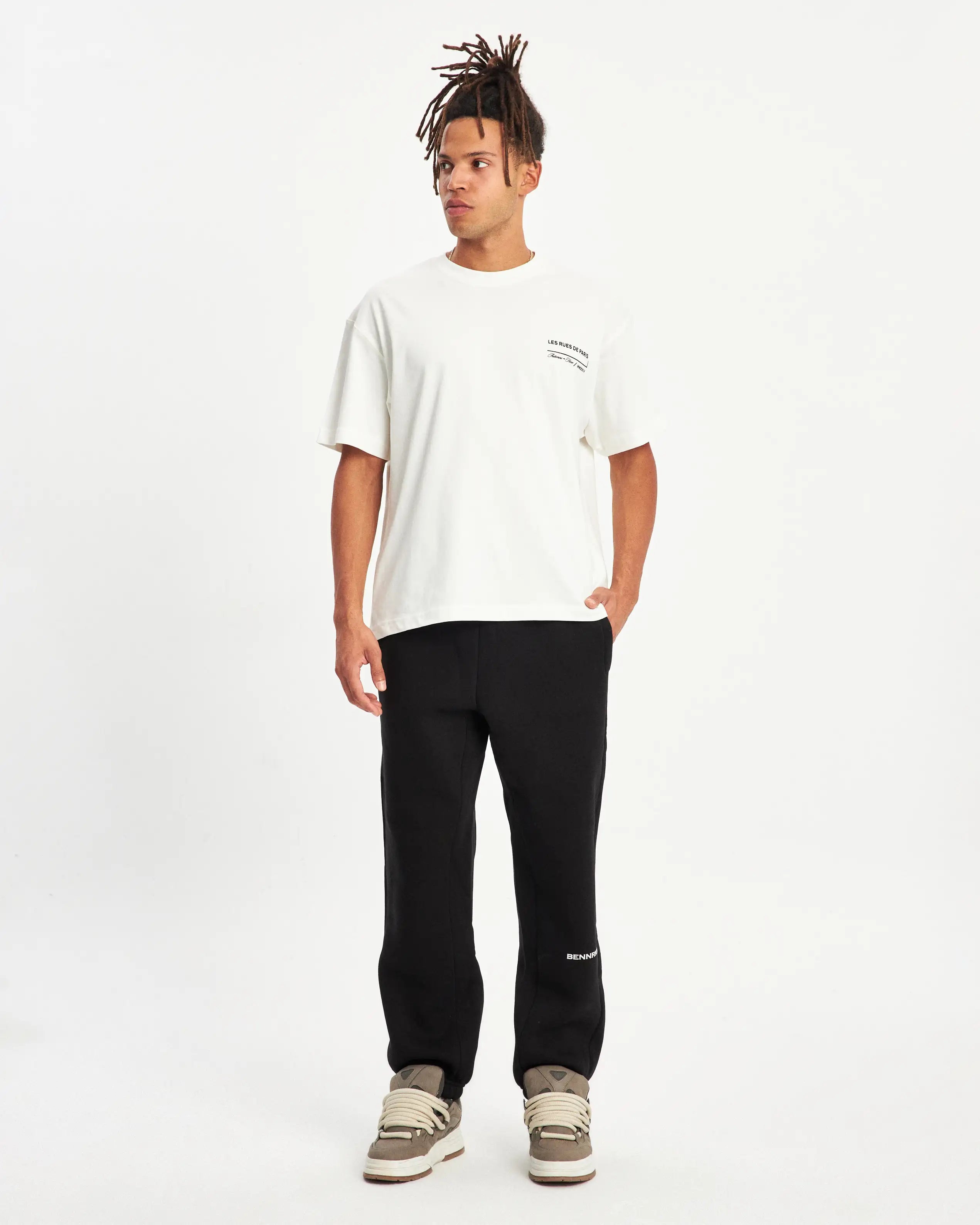 LES RUES THE PARIS T-SHIRT -  OFF WHITE