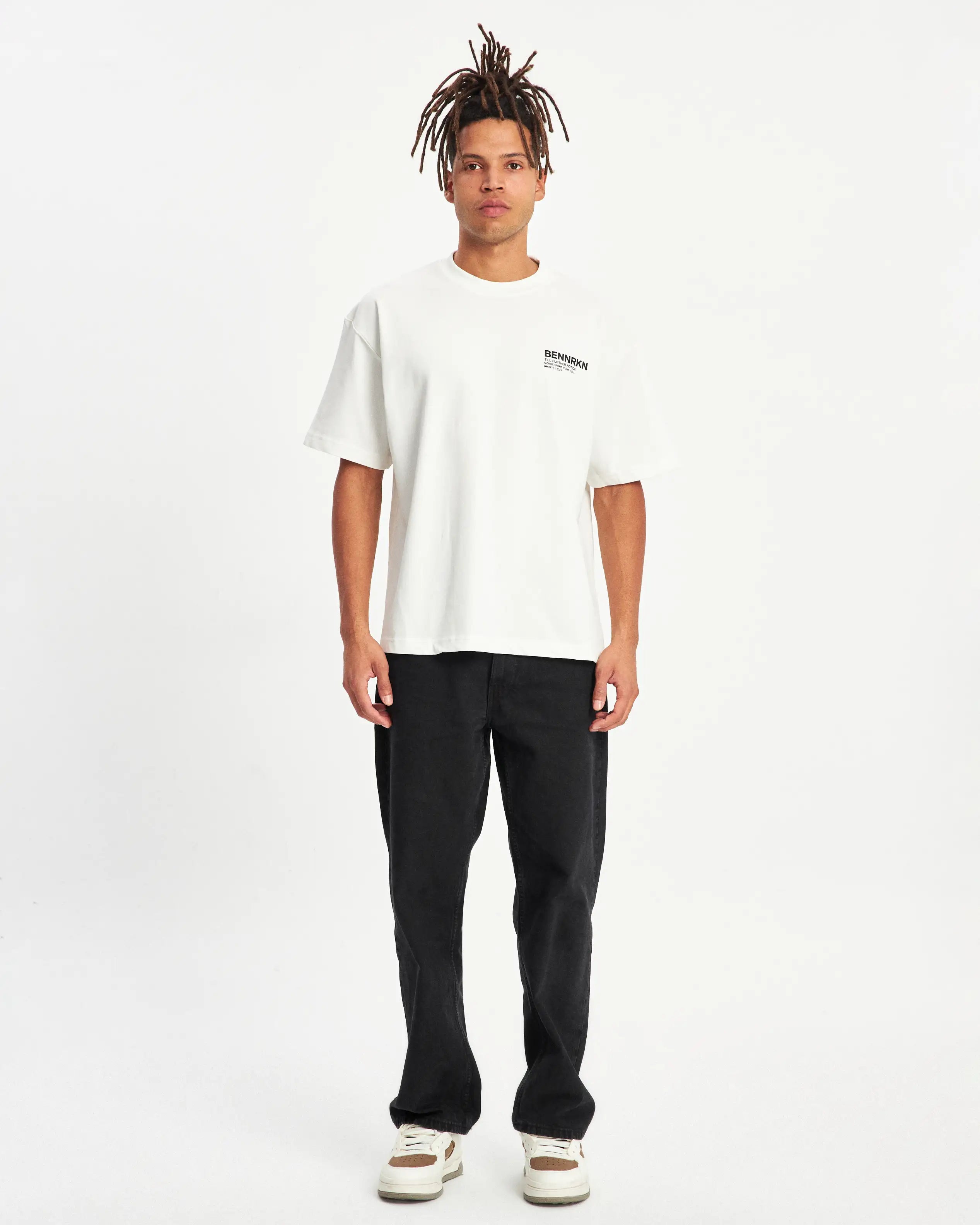 MONOCHROME ICONS T-SHIRT -  OFF WHITE