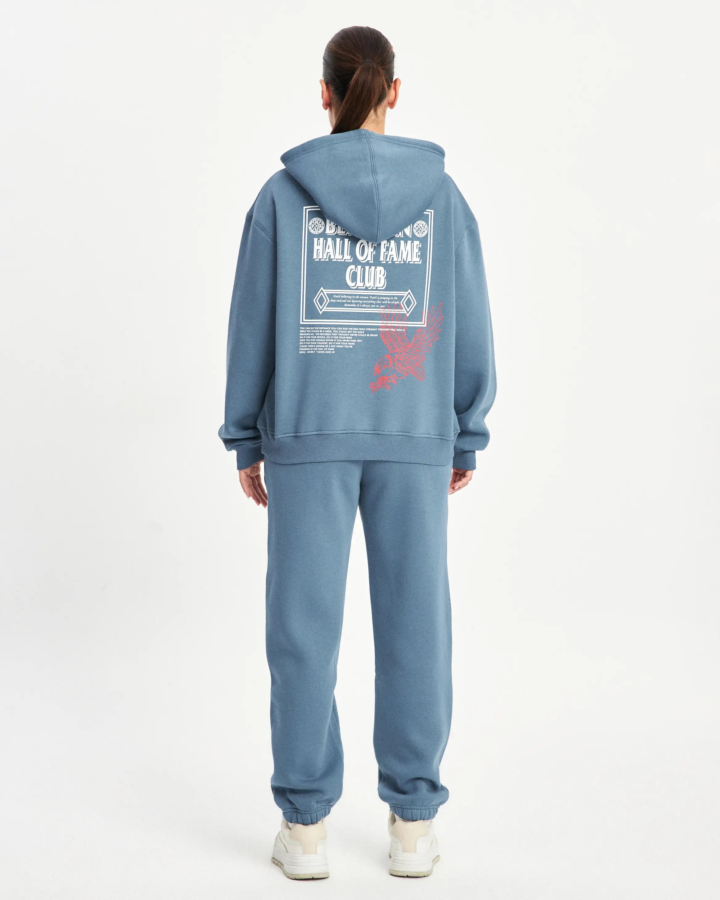 HALL OF FAME HOODIE - BLUE MIRAGE