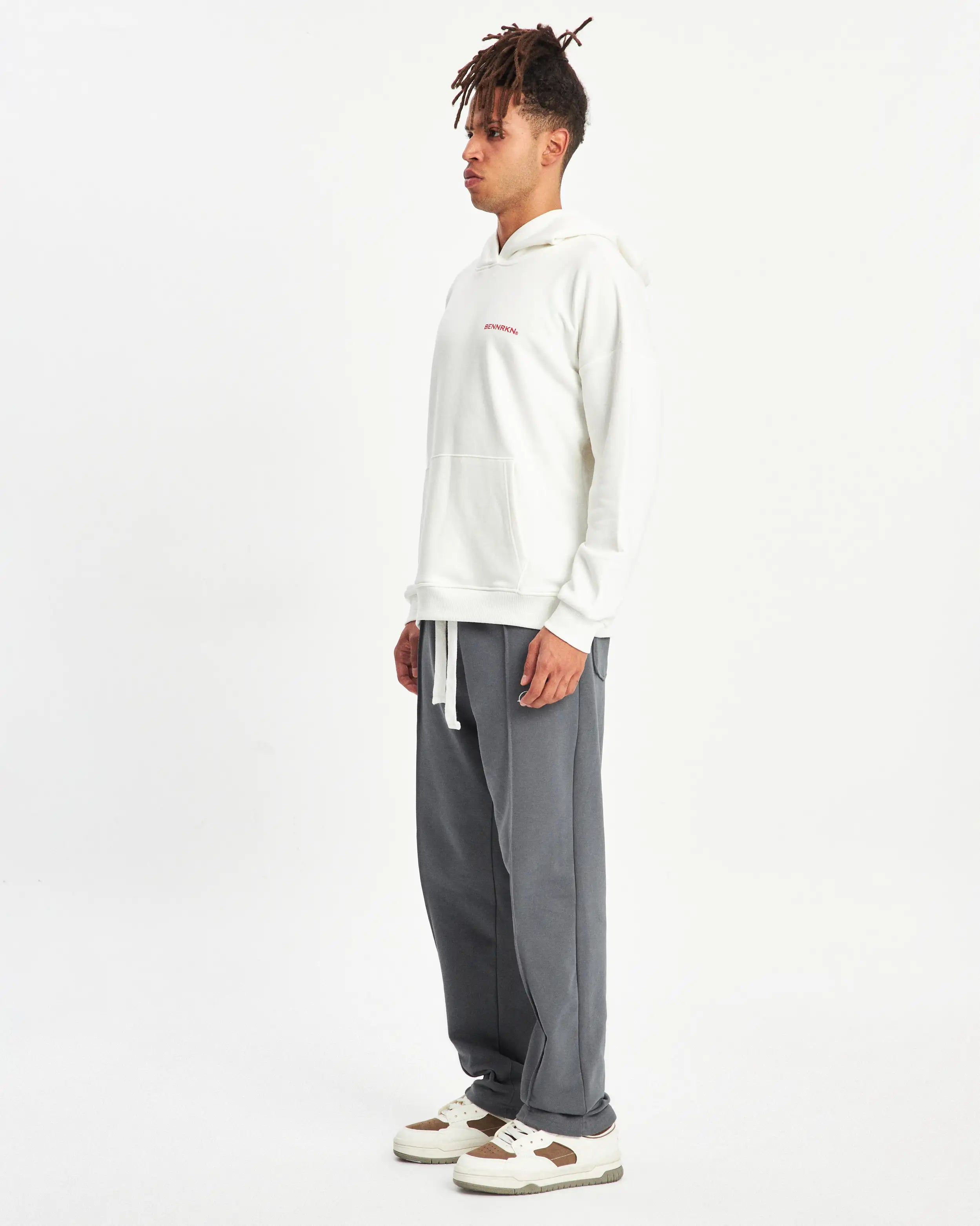 OVERSIZED  TRAINING CLUB HOODIE - OFF WHITE