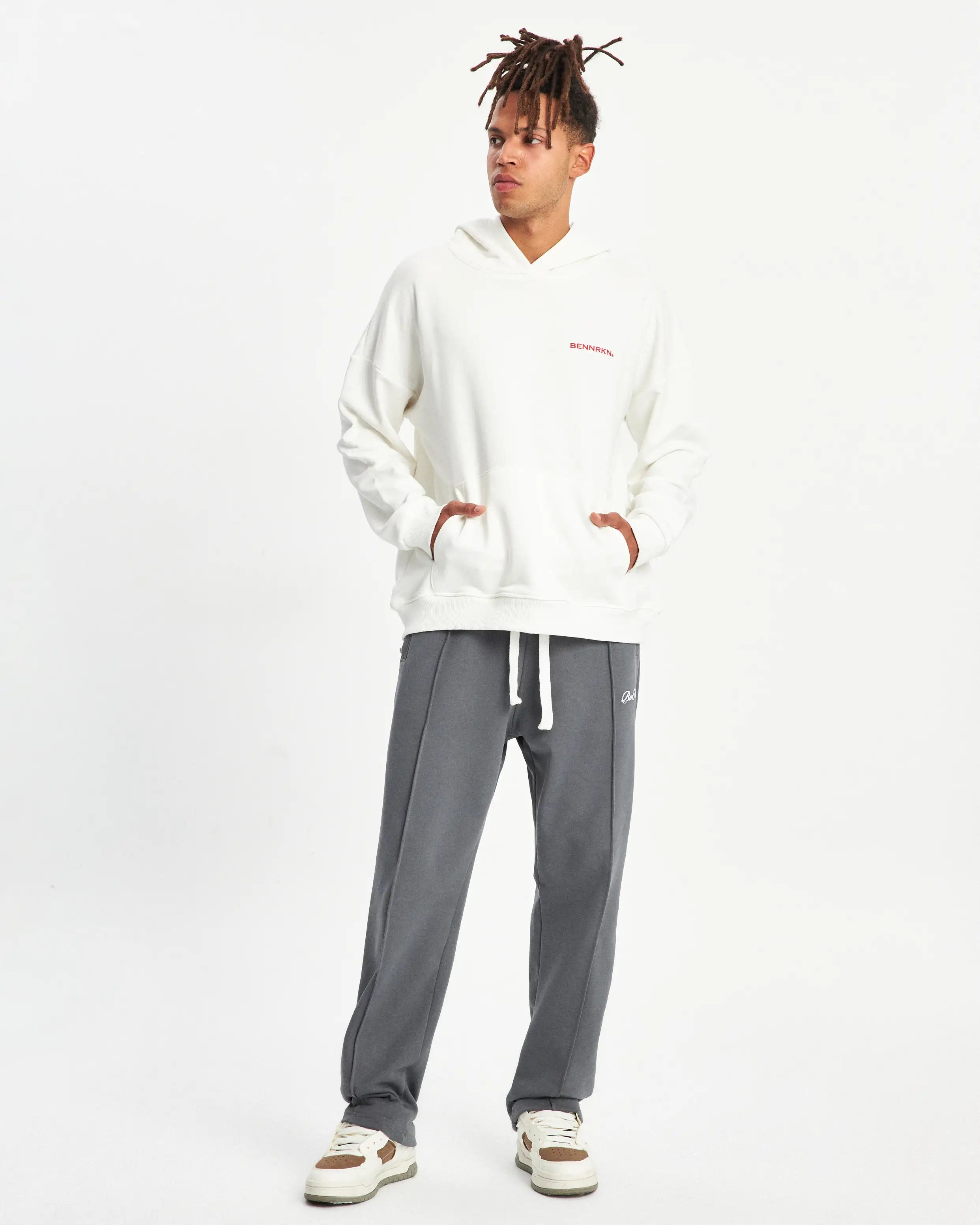 OVERSIZED  TRAINING CLUB HOODIE - OFF WHITE