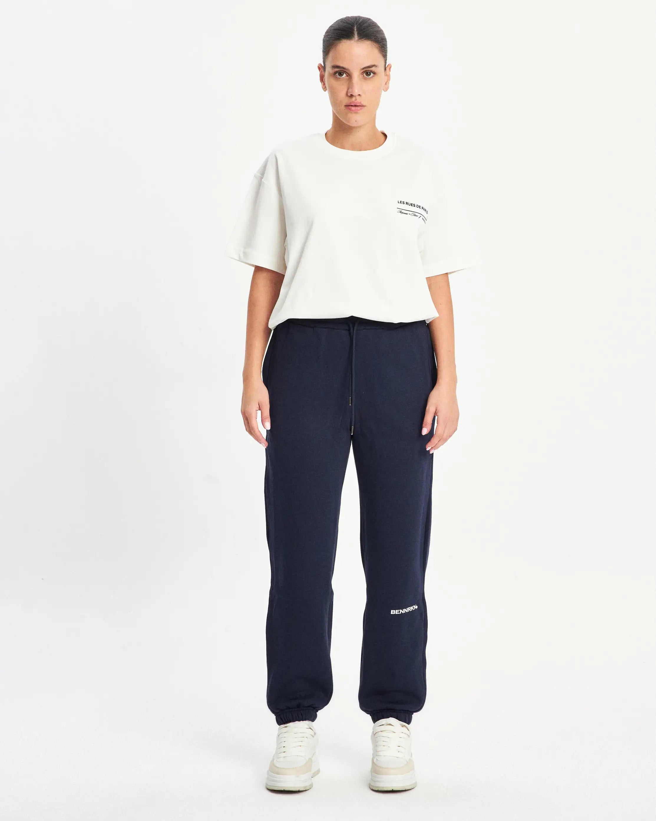 CUFFED SWEATPANT- NAVY