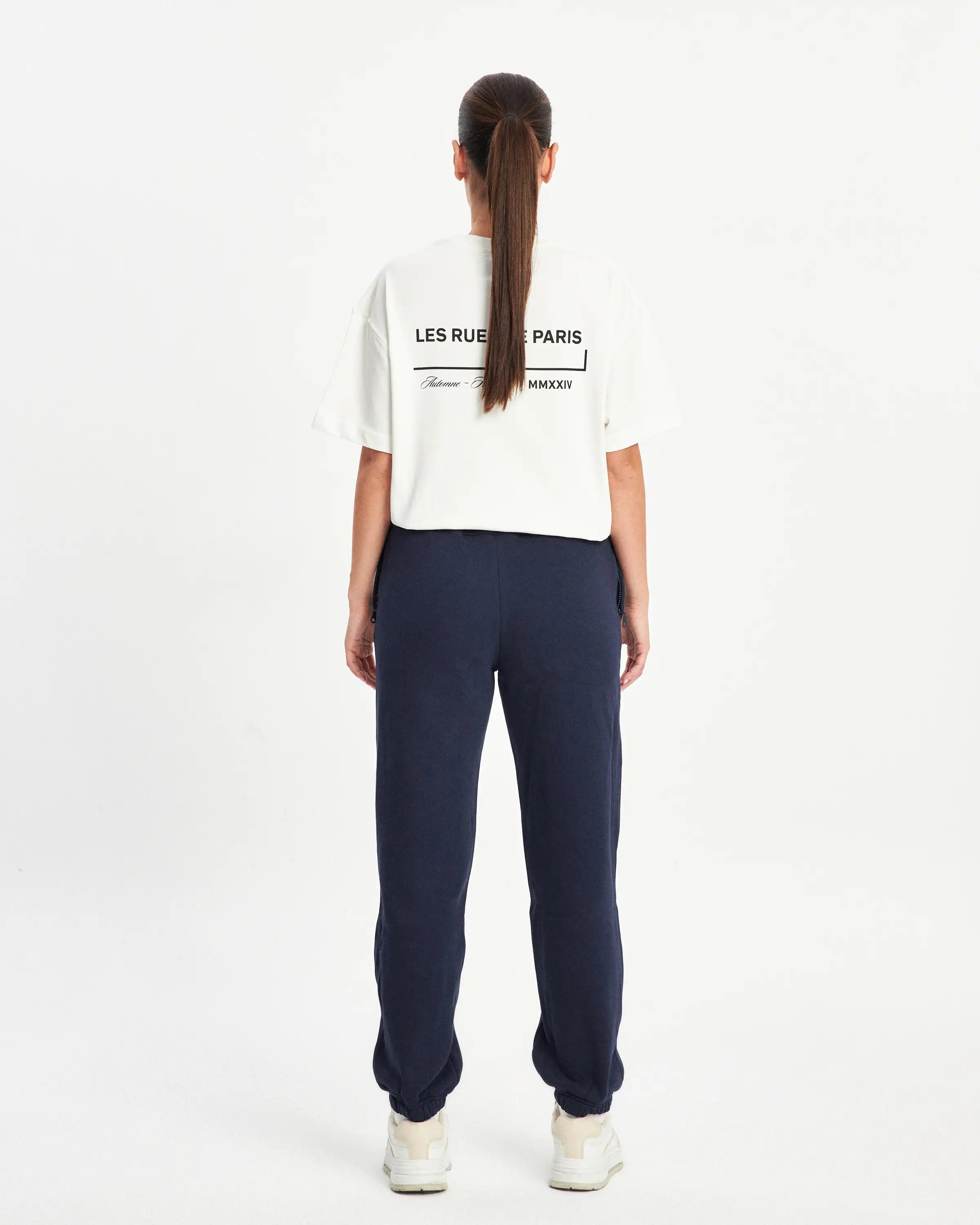 CUFFED SWEATPANT- NAVY