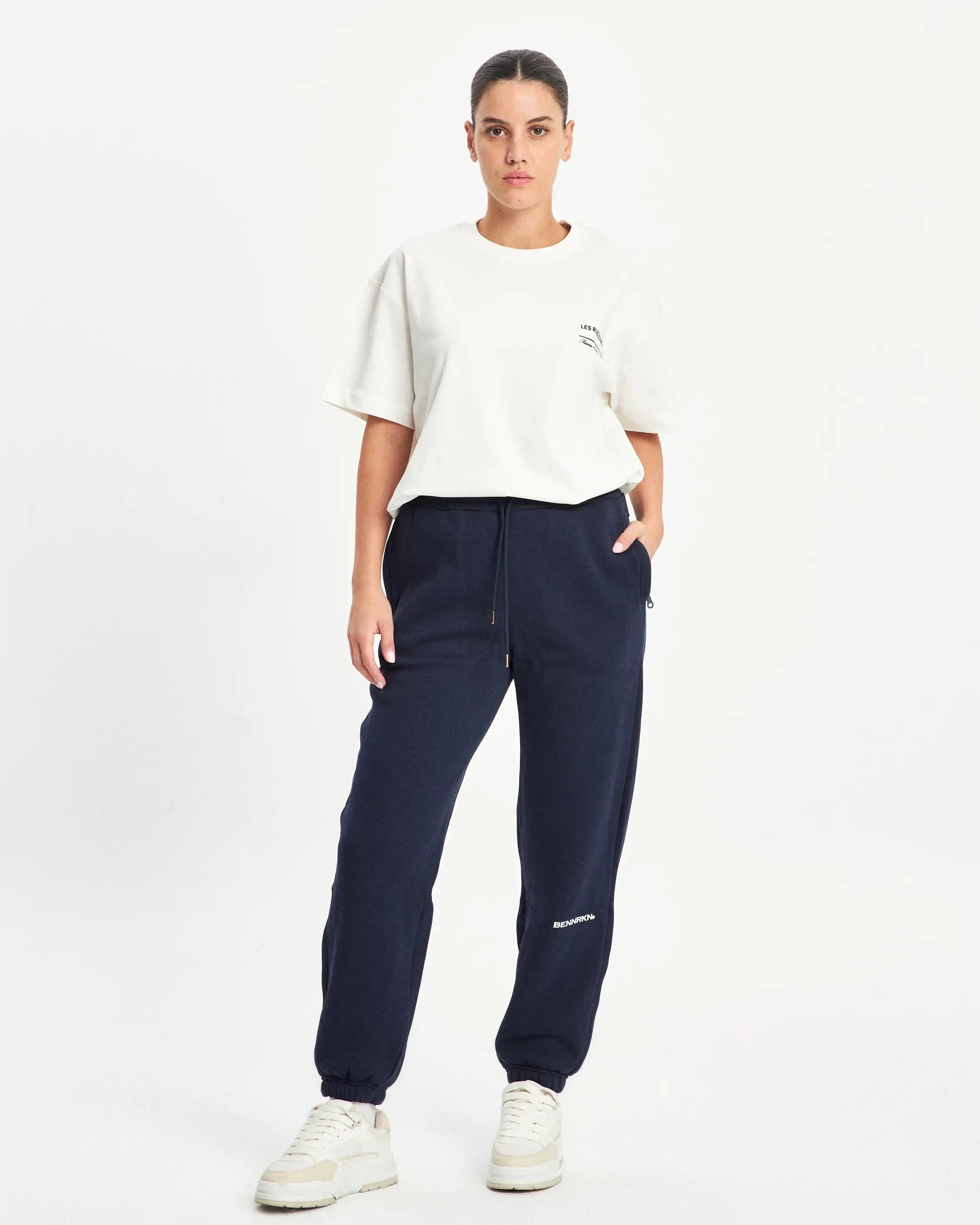 CUFFED SWEATPANT- NAVY