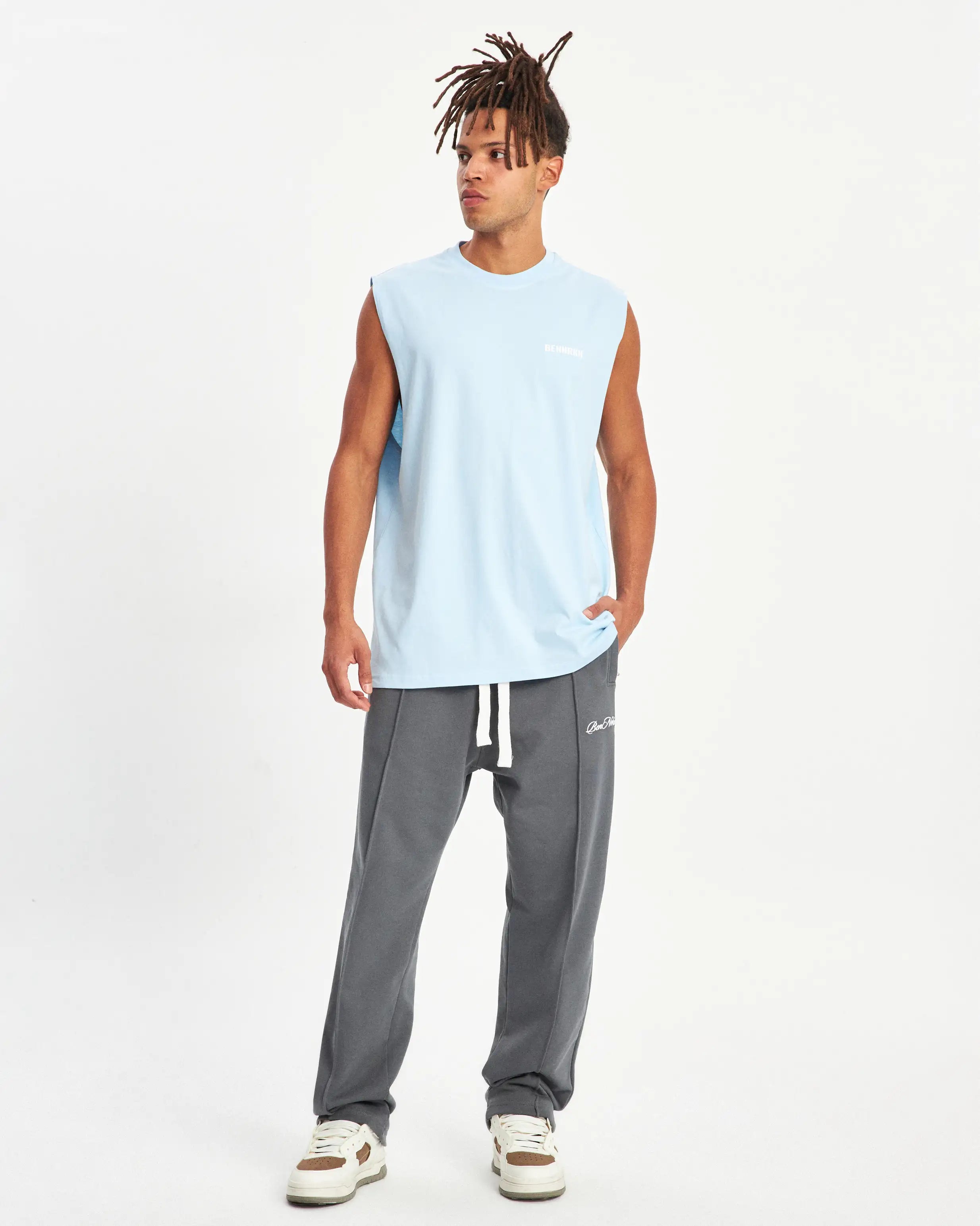 SPORTSWEAR TANK TOP - BABY BLUE