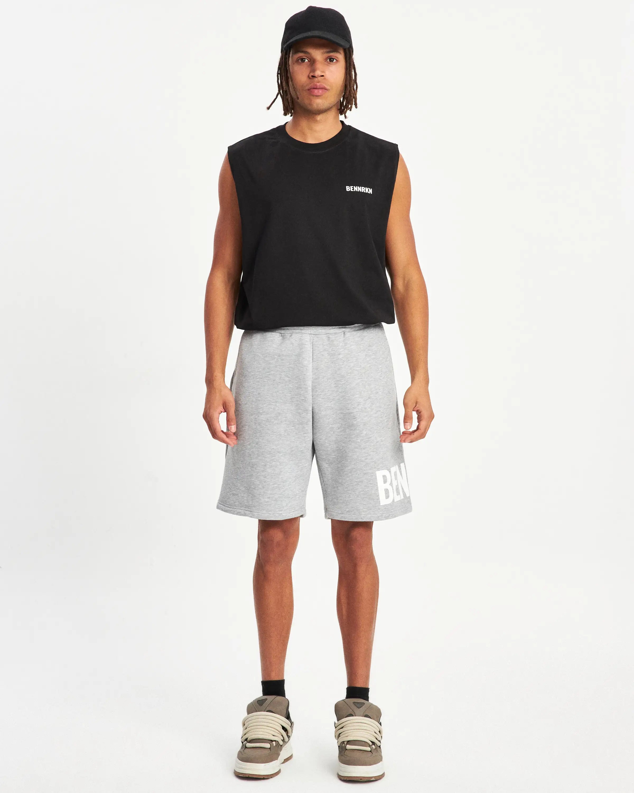 BENNRKN SHORT - GREY MARL