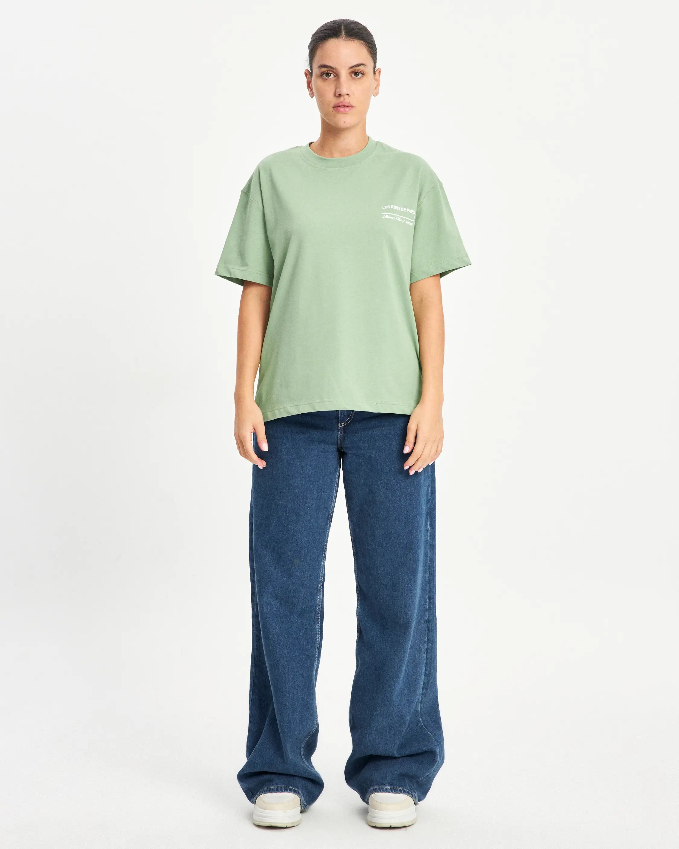 LES RUES THE PARIS T-SHIRT -  SAGE GREEN