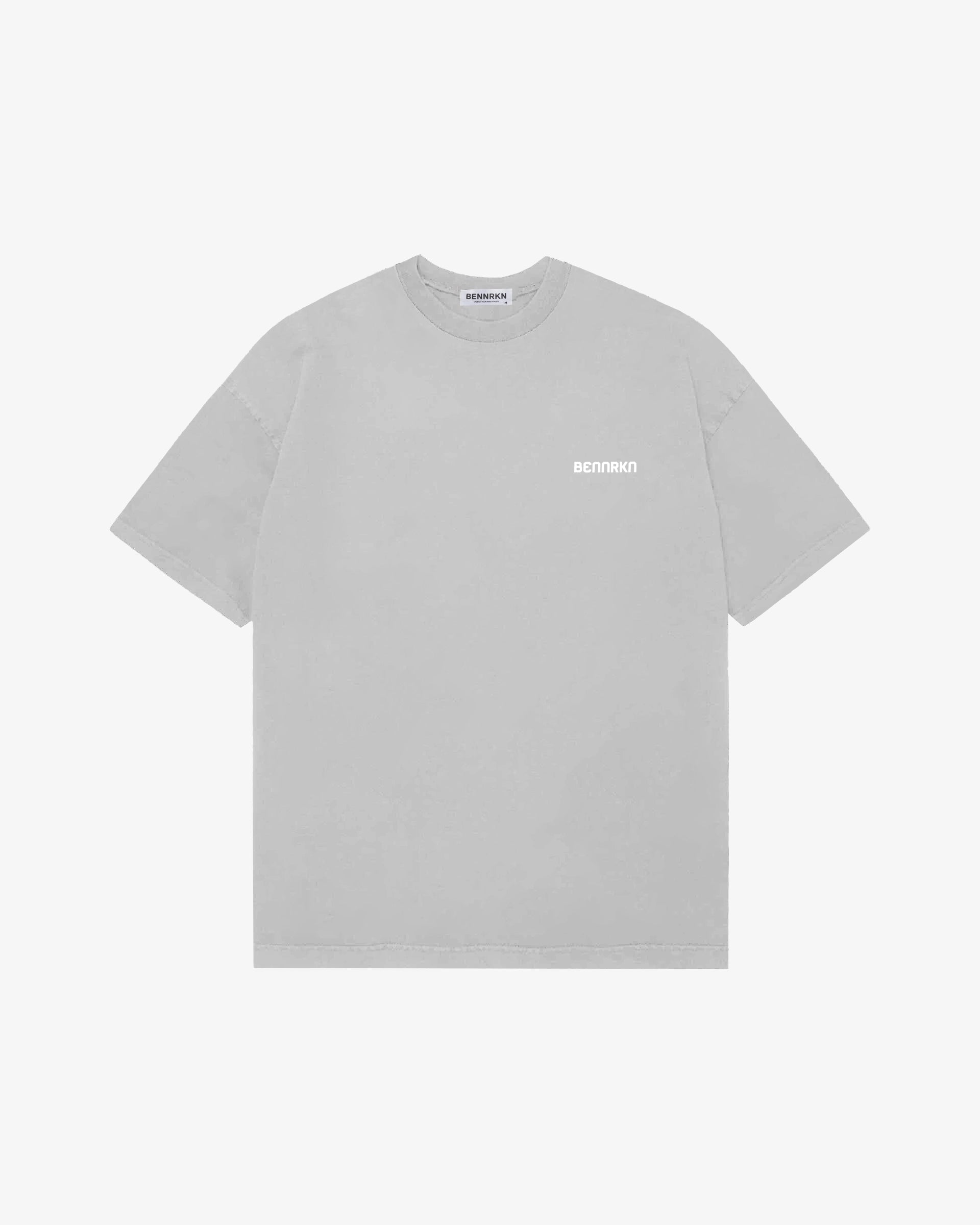 ARHCED BENNRKN T-SHIRT - GREY Cobalt Blue BENNRKN 