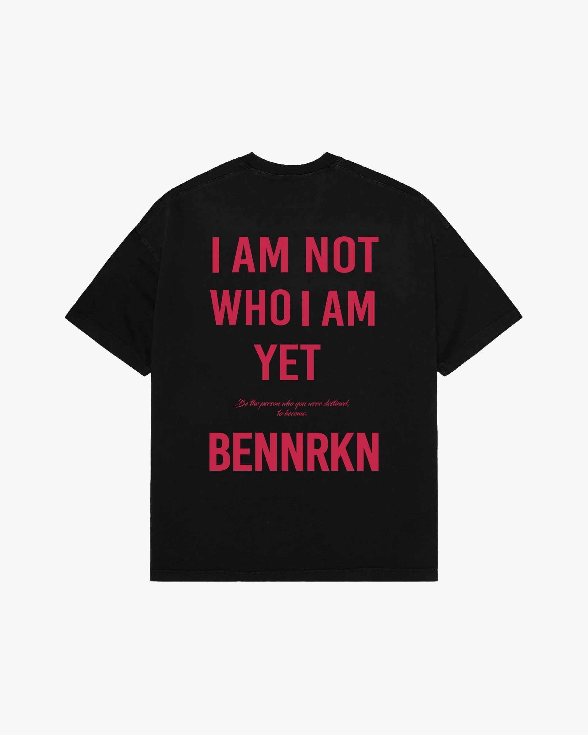 I AM NOT WHO I AM, YET. - BLACK Cobalt Blue BENNRKN 