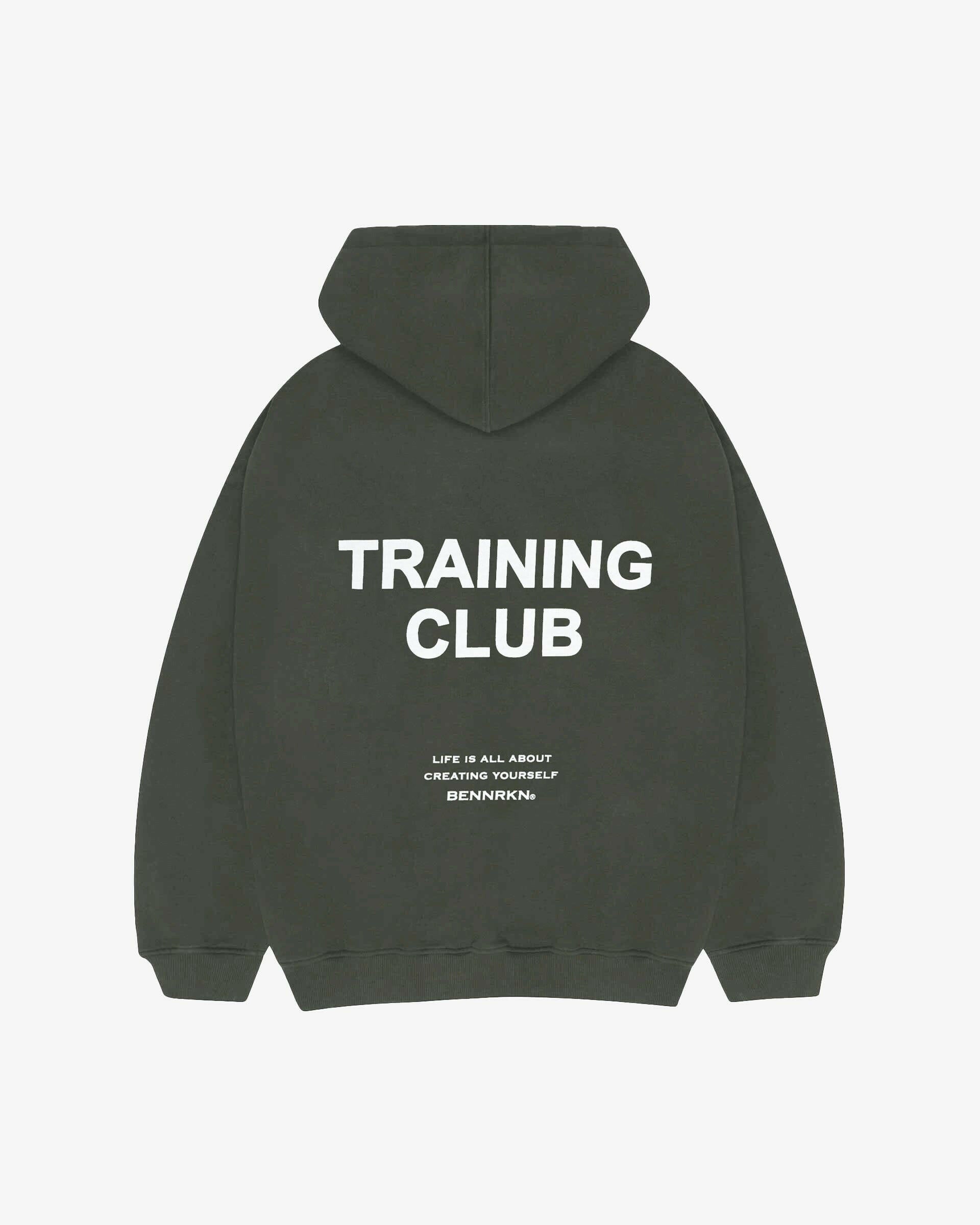 TRAINING CLUB HOODIE - KHAKI BENNRKN 